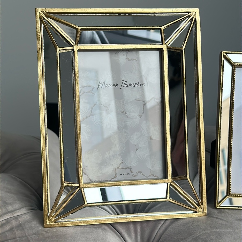 Mirrored Picture Frames - Set of 2 - Picture 3 of 6